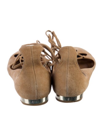 Aquazzura Suede Ballet Flats