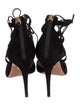 Aquazzura Suede T-Strap Pumps
