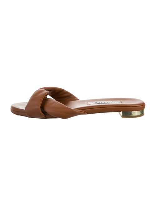 Aquazzura Leather Slides