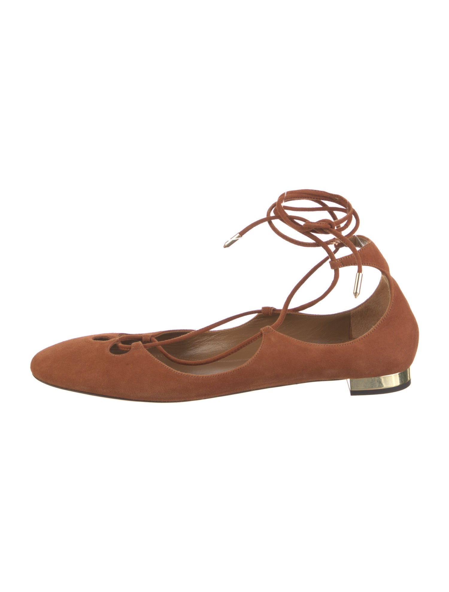 Aquazzura Suede Flats