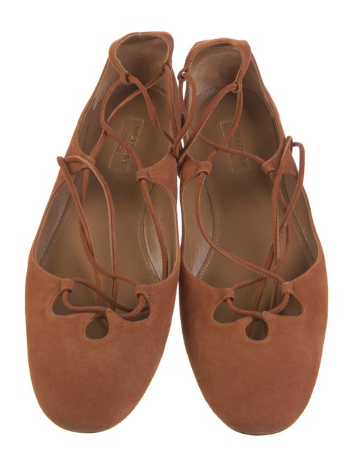 Aquazzura Suede Flats