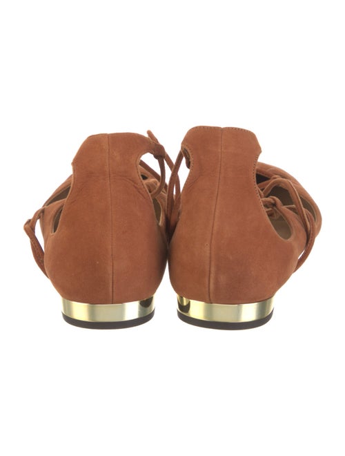 Aquazzura Suede Flats
