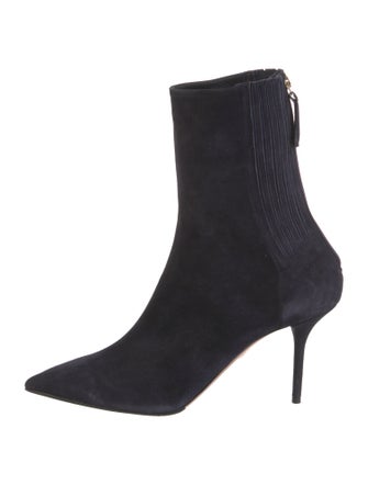 Aquazzura Suede Sock Boots