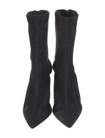Aquazzura Suede Sock Boots