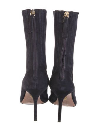 Aquazzura Suede Sock Boots