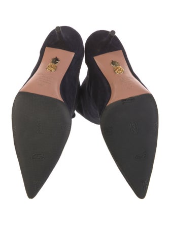Aquazzura Suede Sock Boots