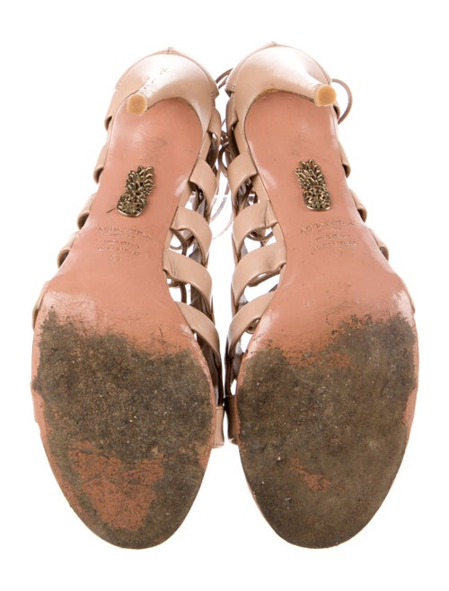 Aquazzura Leather Gladiator Sandals