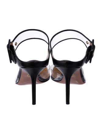 Aquazzura Leather Mules