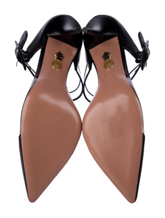Aquazzura Leather Mules
