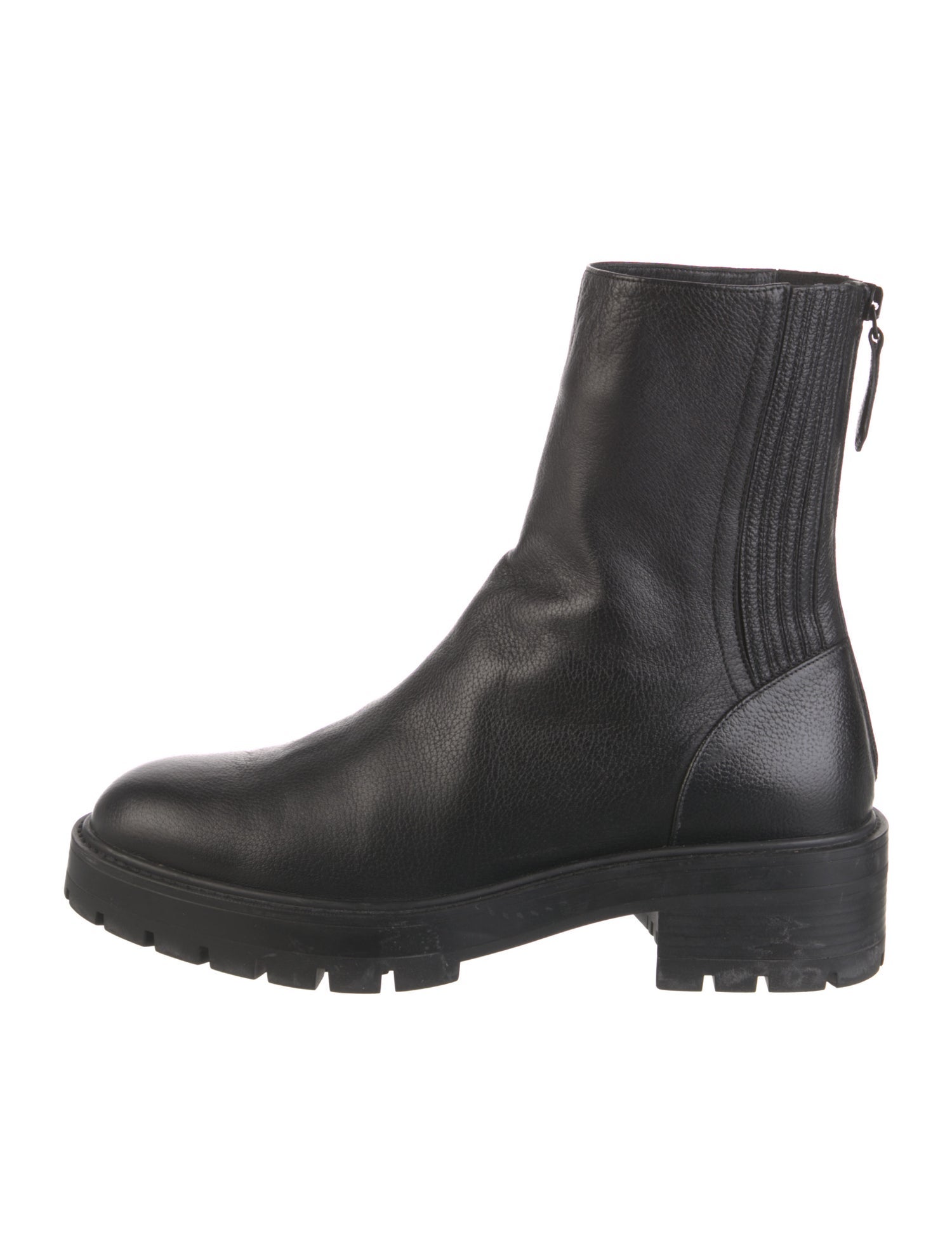 Aquazzura Leather Combat Boots