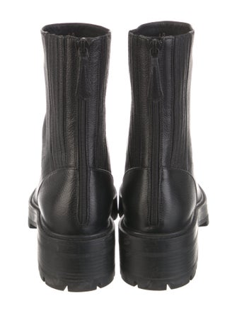 Aquazzura Leather Combat Boots