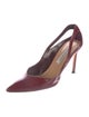 Aquazzura Patent Leather Slingback Pumps