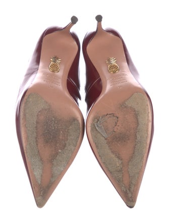 Aquazzura Patent Leather Slingback Pumps