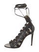 Aquazzura Leather Gladiator Sandals