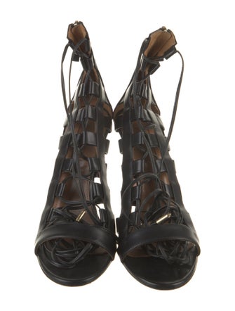 Aquazzura Leather Gladiator Sandals