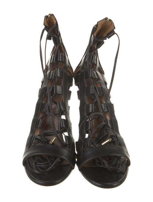 Aquazzura Leather Gladiator Sandals