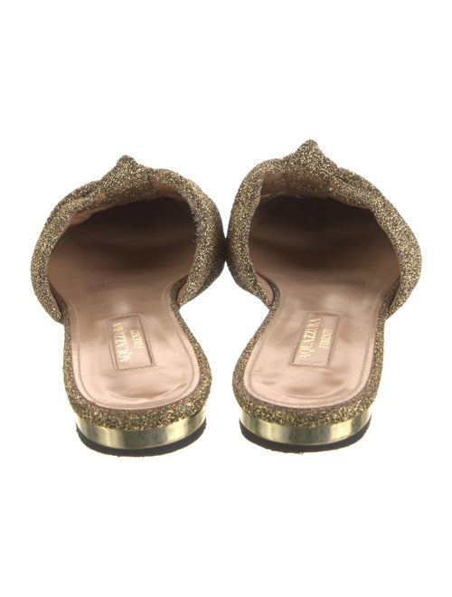 Aquazzura Grosgrain Trim Mules