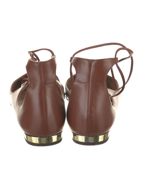 Aquazzura Leather Flats