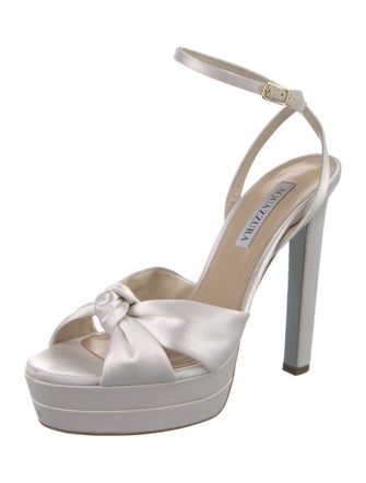 Aquazzura Satin Sandals