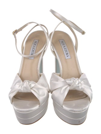 Aquazzura Satin Sandals