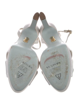 Aquazzura Satin Sandals