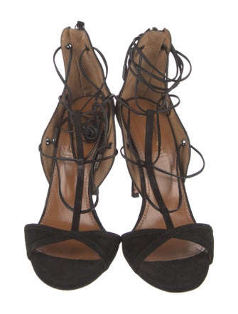 Aquazzura Suede Sandals