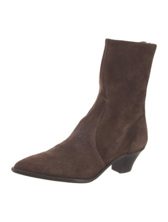 Aquazzura Suede Western Boots