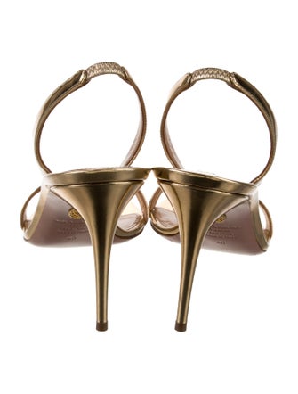 Aquazzura Patent Leather Slingback Sandals