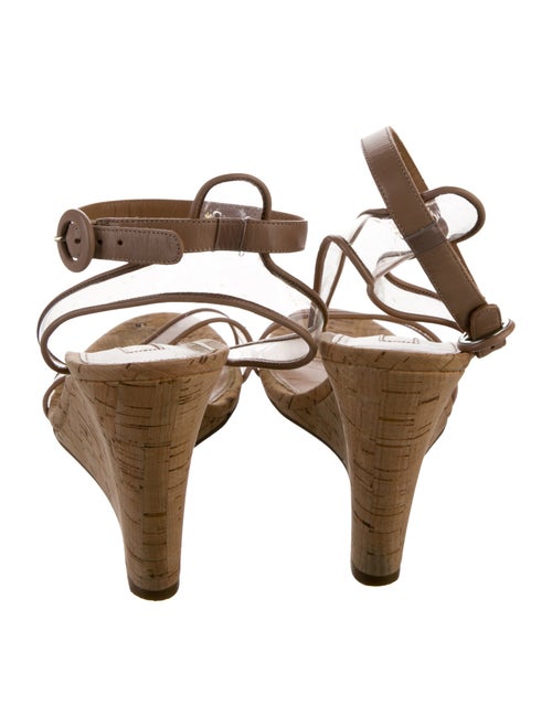 Aquazzura Leather Leather Trim Embellishment Sandals