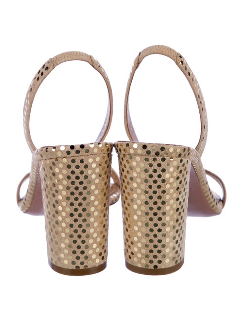 Aquazzura Sequins Slingback Sandals