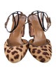 Aquazzura Ponyhair Animal Print D'Orsay Pumps