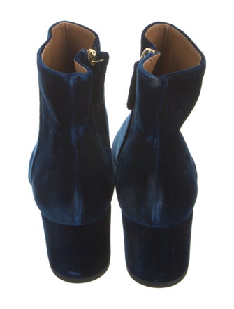 Aquazzura Velvet Boots
