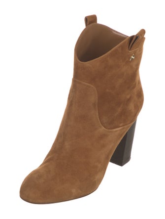 Aquazzura Suede Western Boots