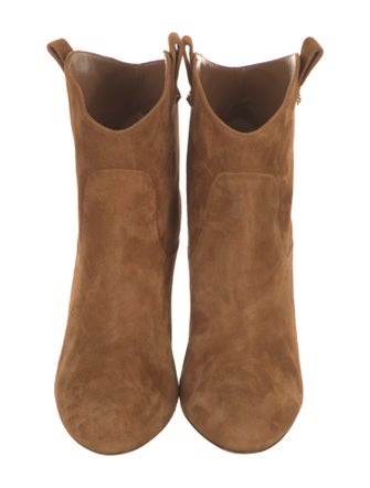 Aquazzura Suede Western Boots