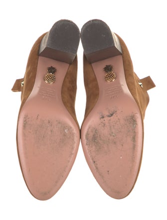 Aquazzura Suede Western Boots