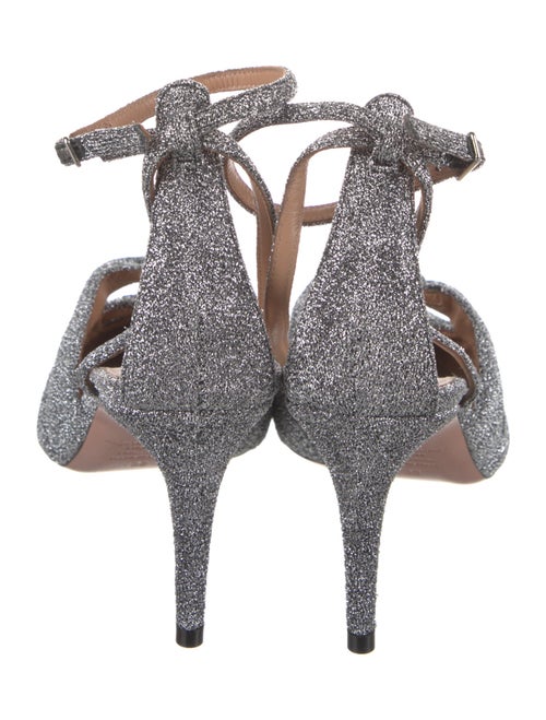 Aquazzura Glitter Colorblock Pattern Pumps