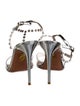 Aquazzura PVC Crystal Embellishments T-Strap Sandals