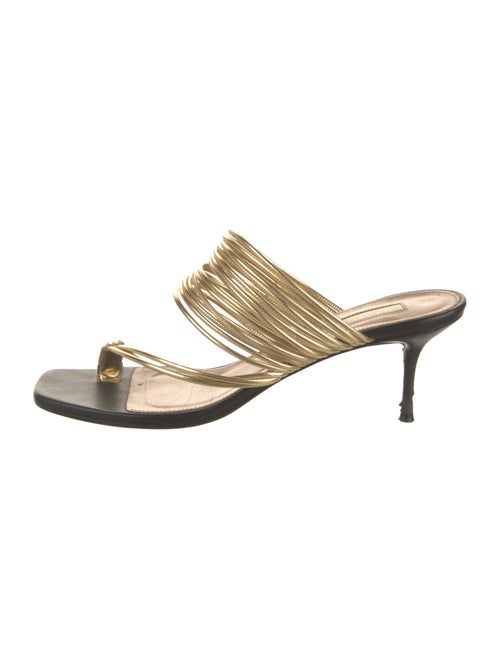 Aquazzura Leather Slides