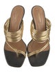 Aquazzura Leather Slides
