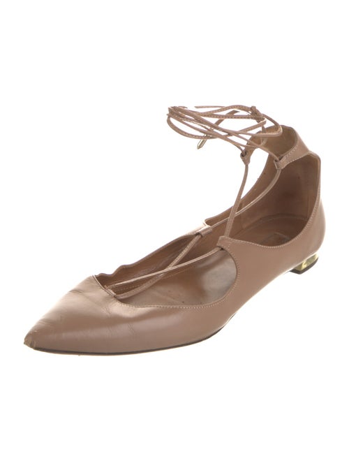 Aquazzura Leather Flats