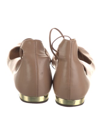 Aquazzura Leather Flats