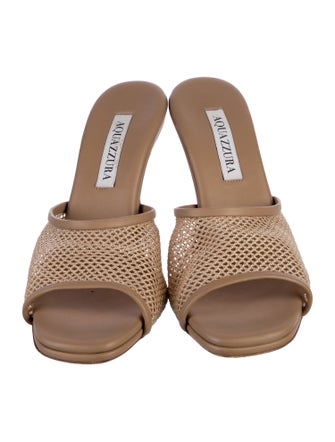 Aquazzura Leather Mules