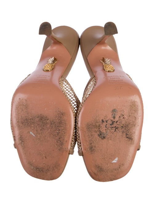 Aquazzura Leather Mules