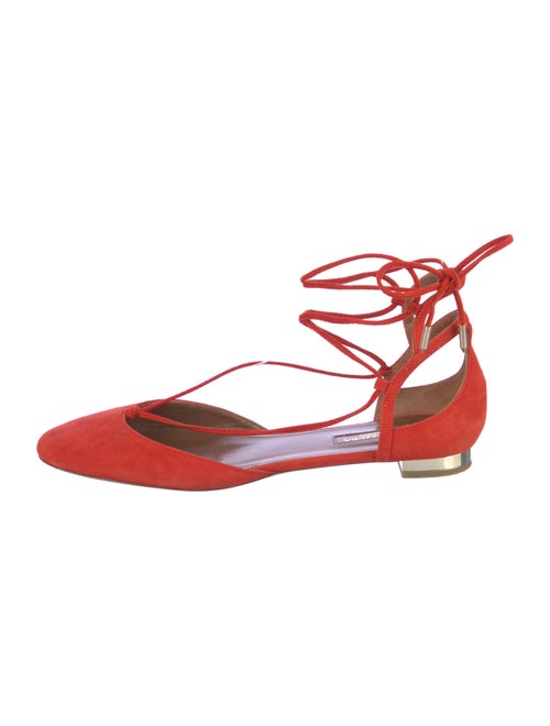 Aquazzura Suede Flats