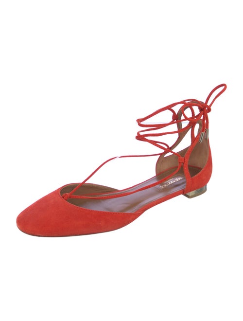 Aquazzura Suede Flats