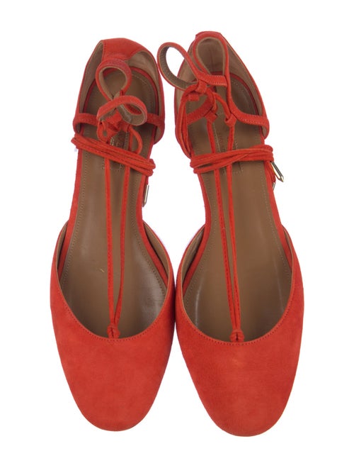 Aquazzura Suede Flats