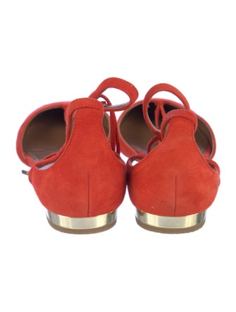 Aquazzura Suede Flats