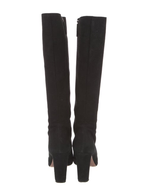 Aquazzura Suede Lace-Up Boots