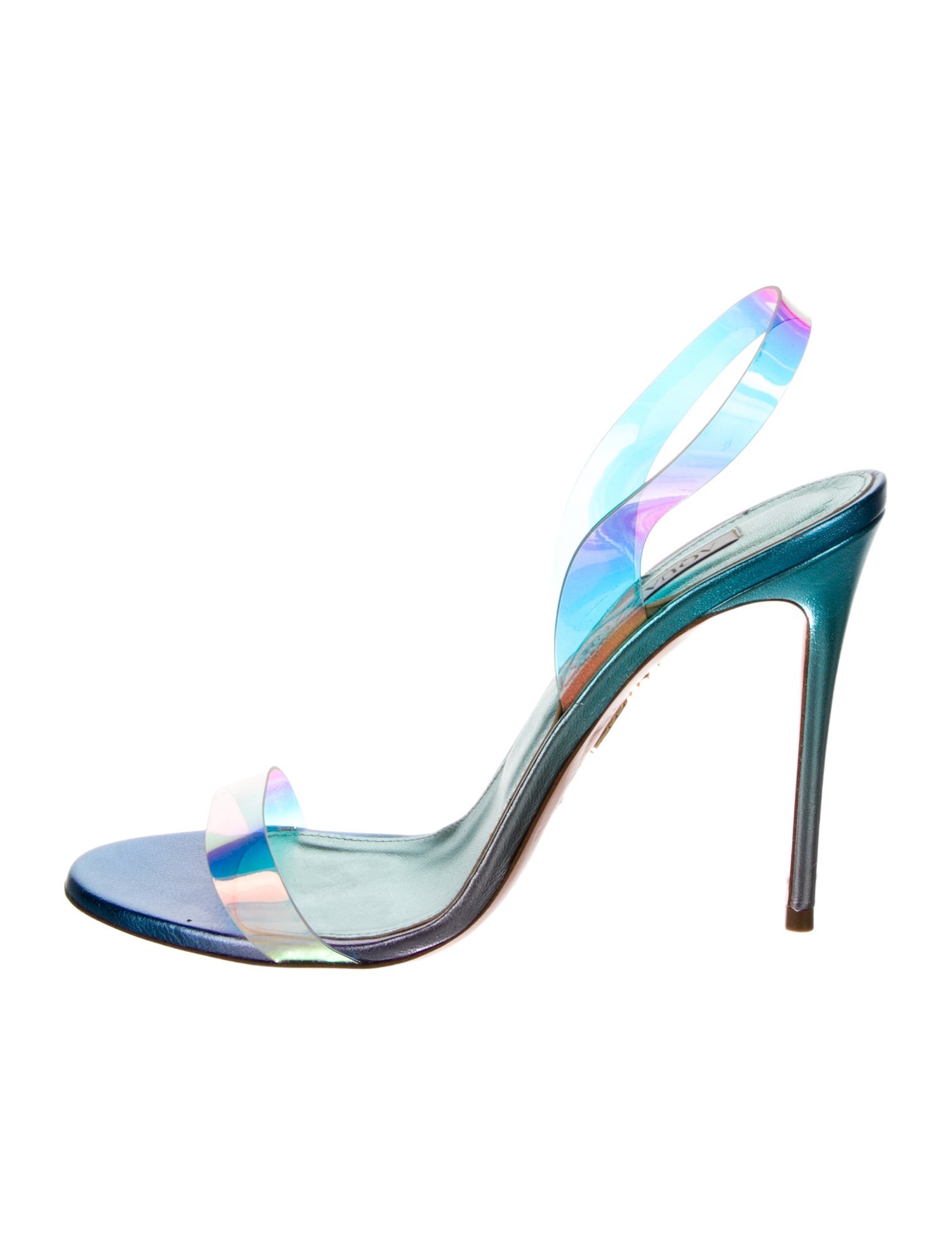 Aquazzura Leather Slingback Sandals