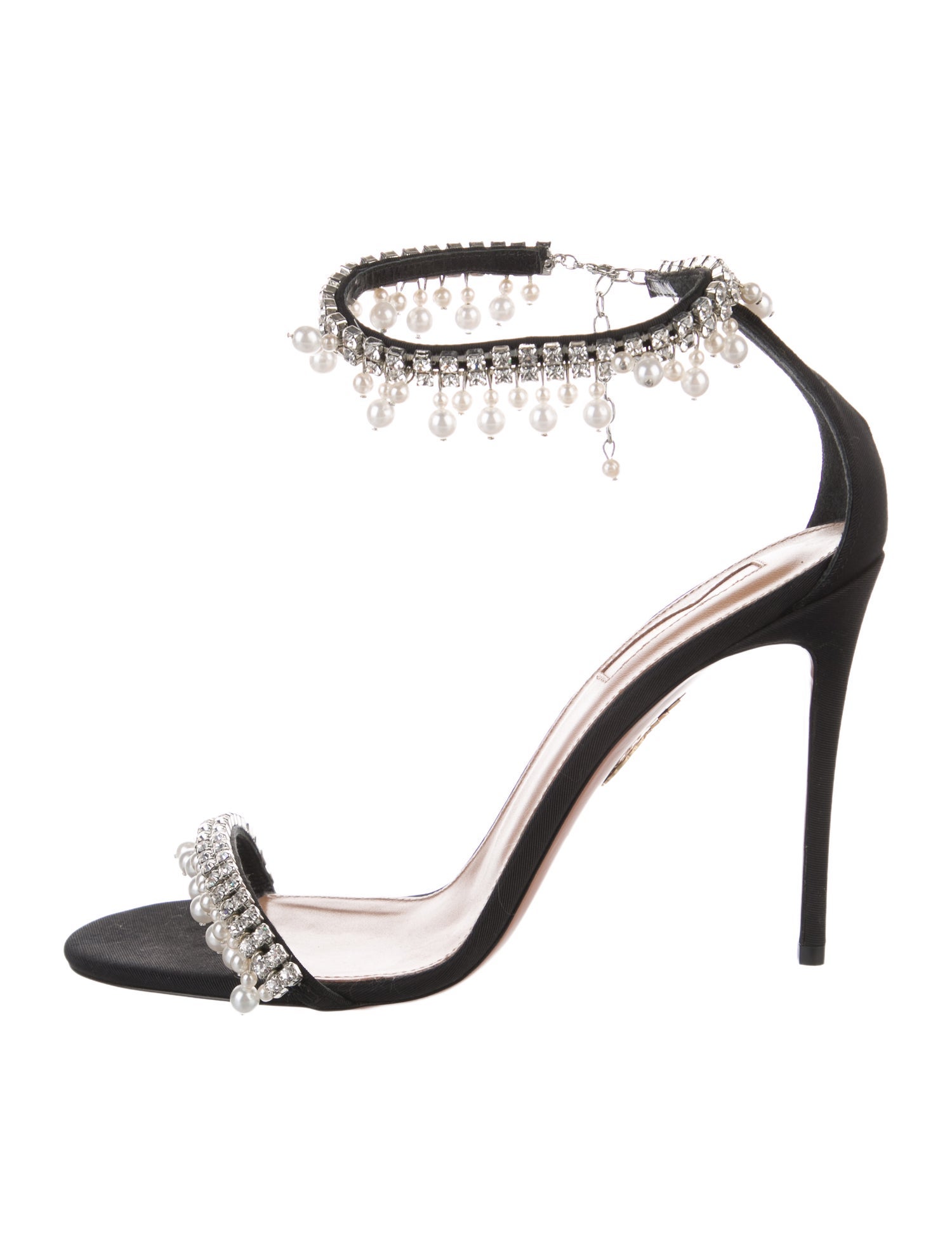Aquazzura Satin Sandals